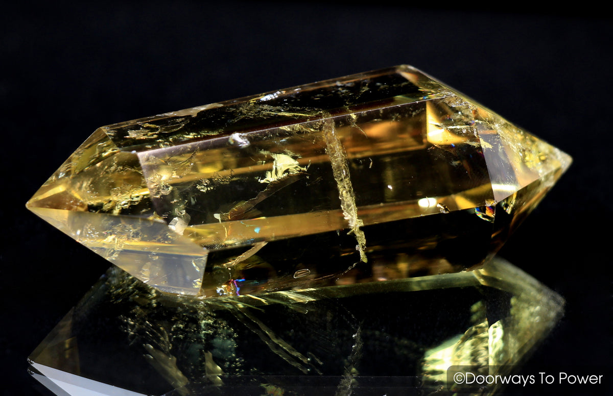 John of God Citrine Double Terminated Quartz Casa Crystal