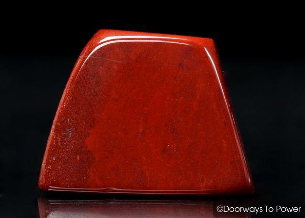 Red Fire Azeztulite Crystal Polished Tumbled Stone