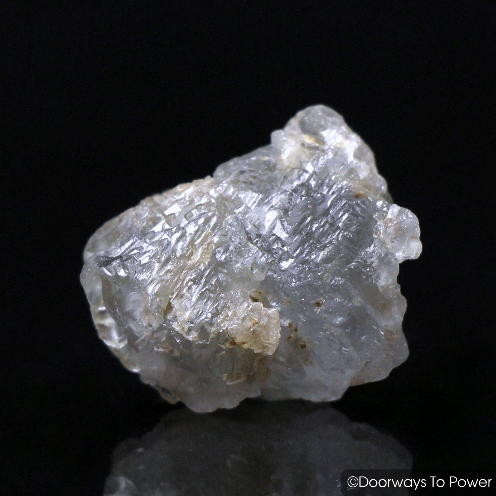 African Grey Herderite Crystal & Synergy 12 Stone