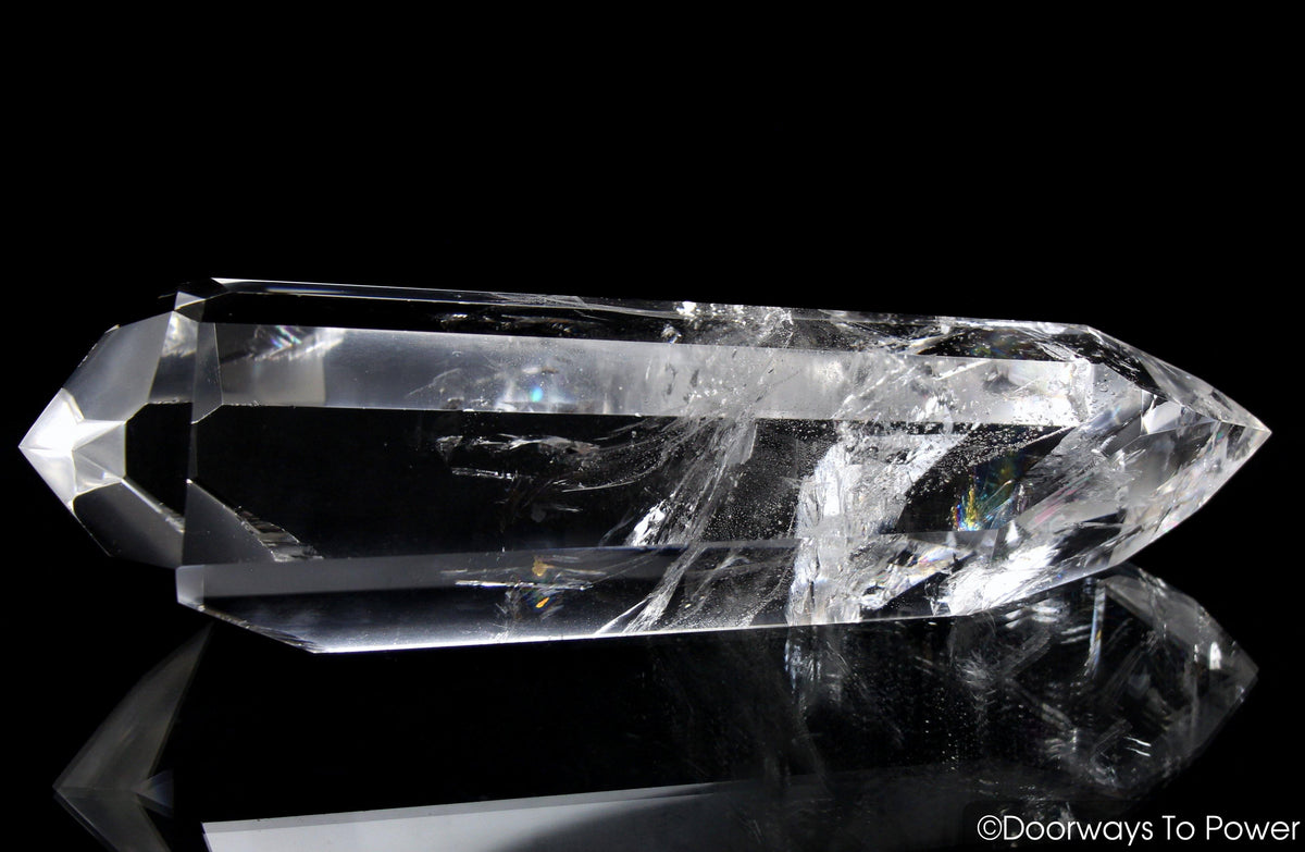 Double Terminated Quartz Crystal Wand