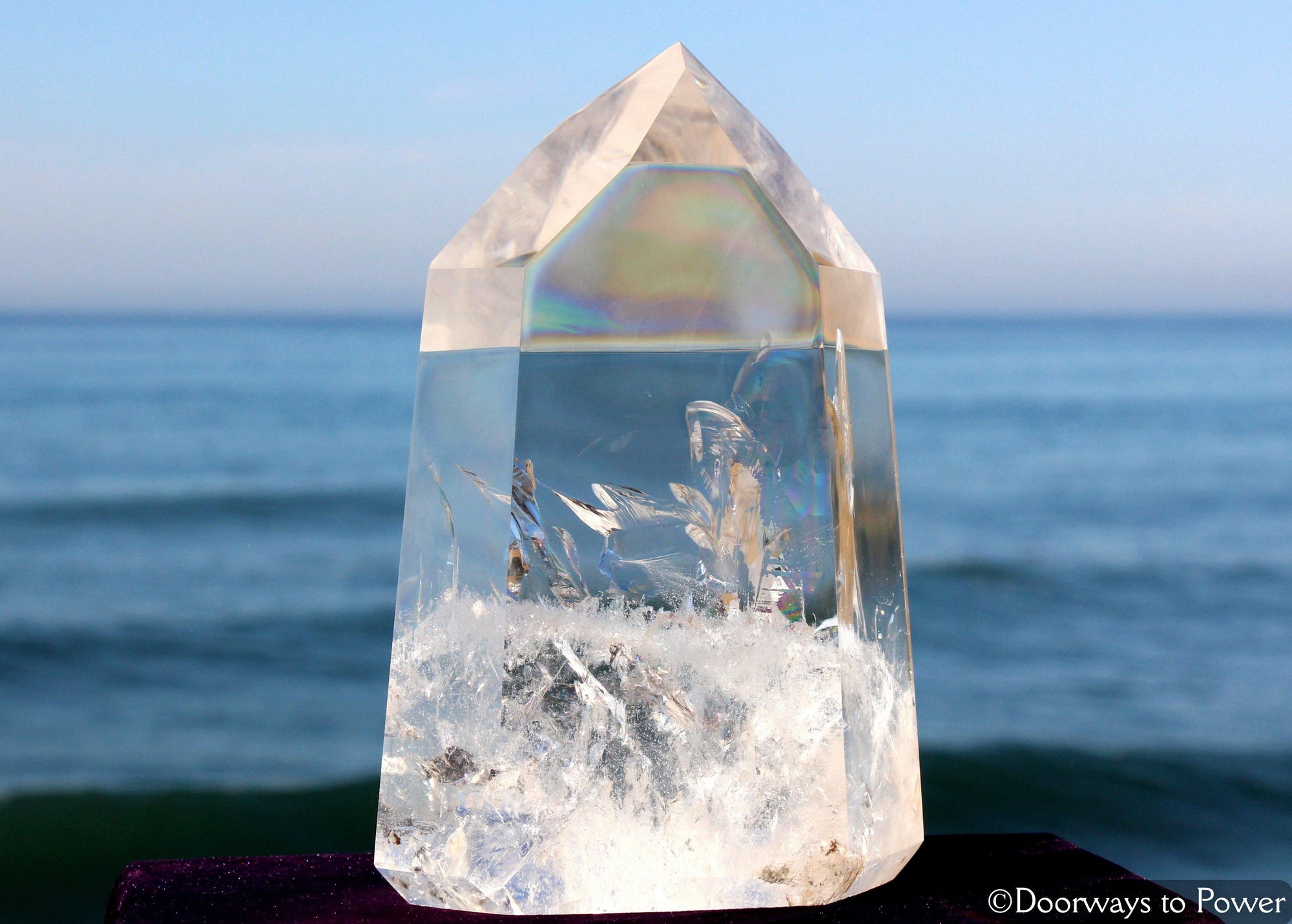 John of God Quartz Master Crystal 'Pure Light & Perfection' 