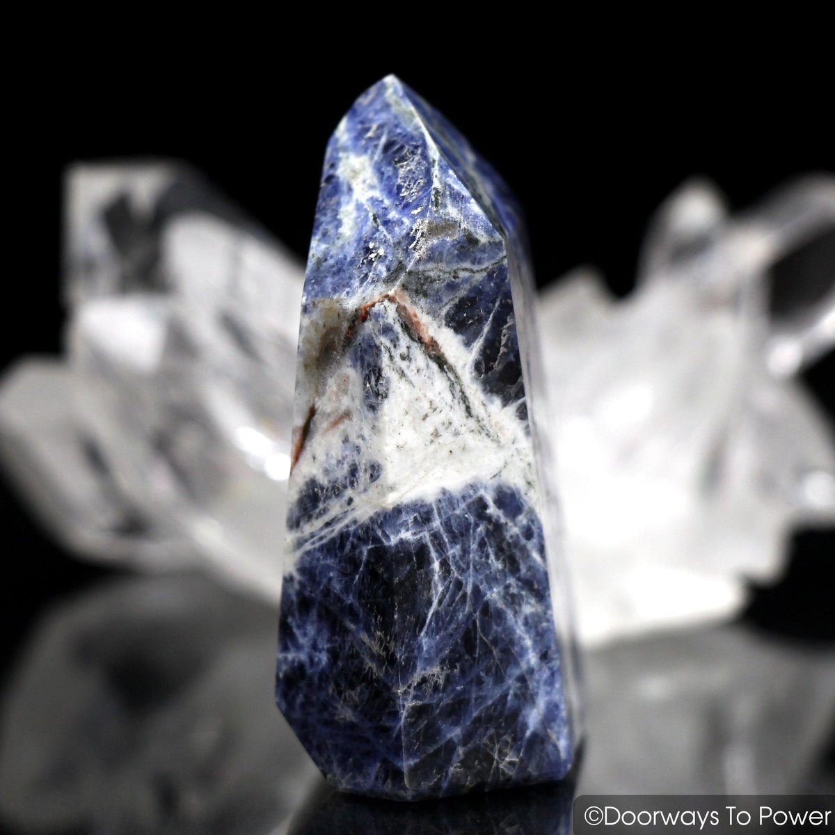 John of God Quartz Sodalite Master Dow Crystal