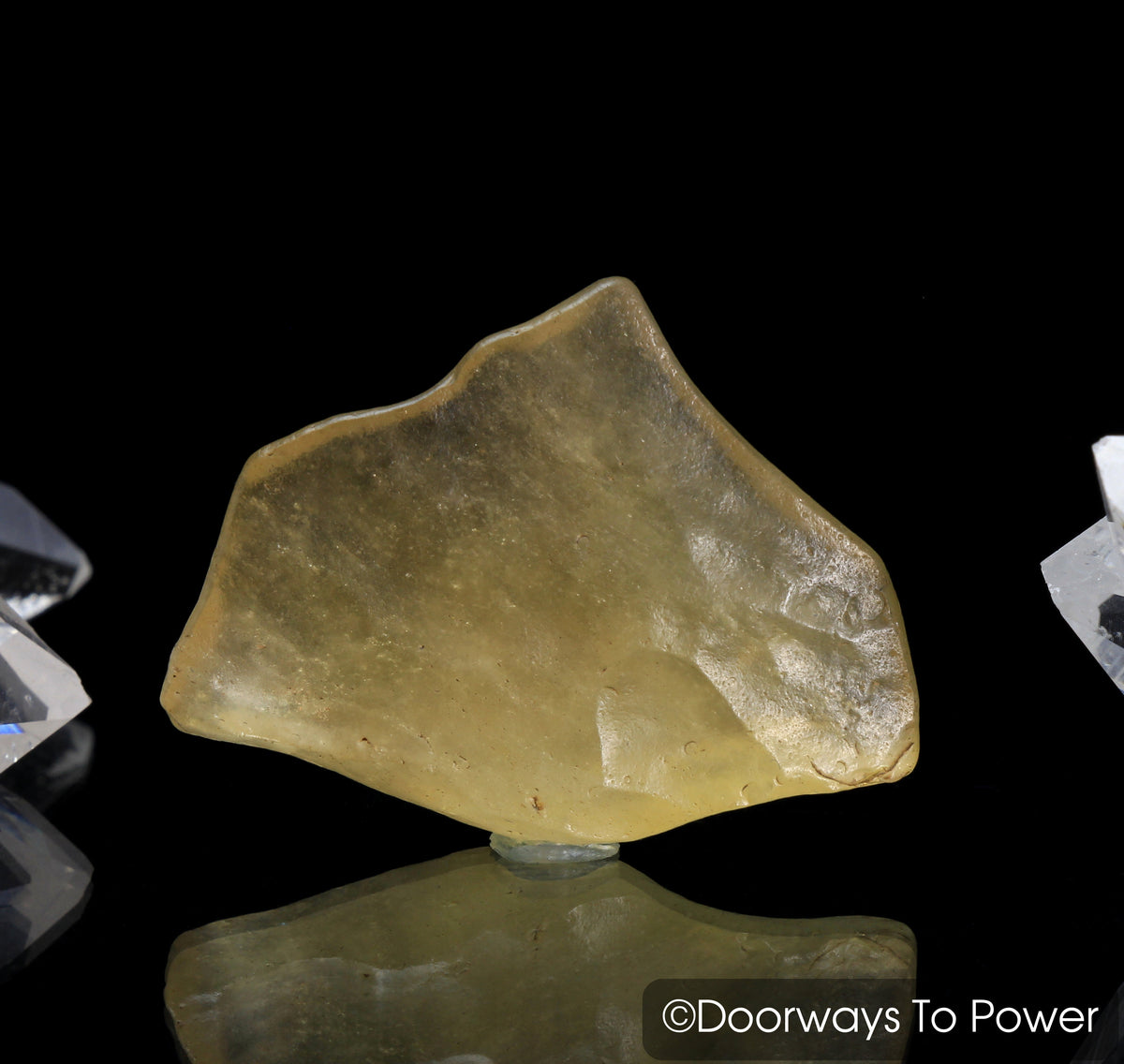 Libyan Desert Glass Specimen Gold Tektite