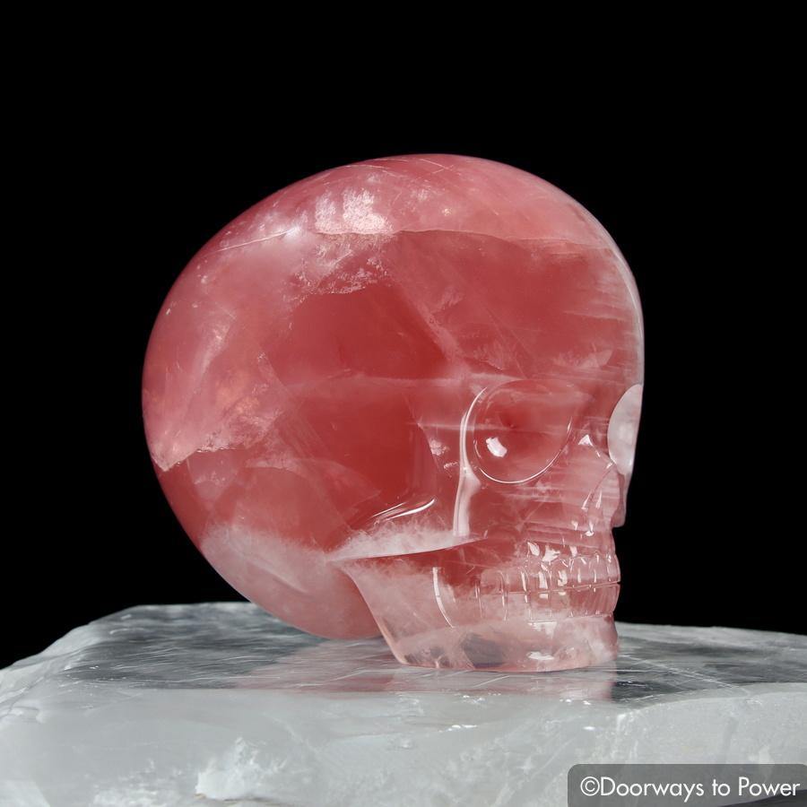 Rose Quartz Magical Child Master Crystal Skull 'Crystalline Hu Man'