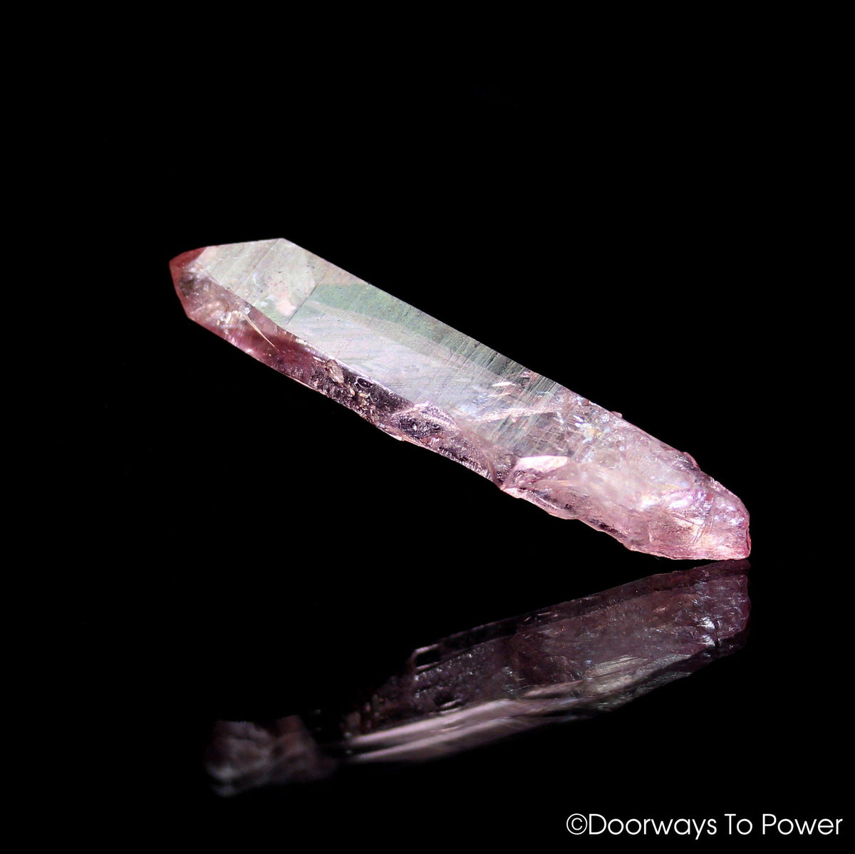 Rose Aura Colombian Lemurian Seed Record Keeper Crystal