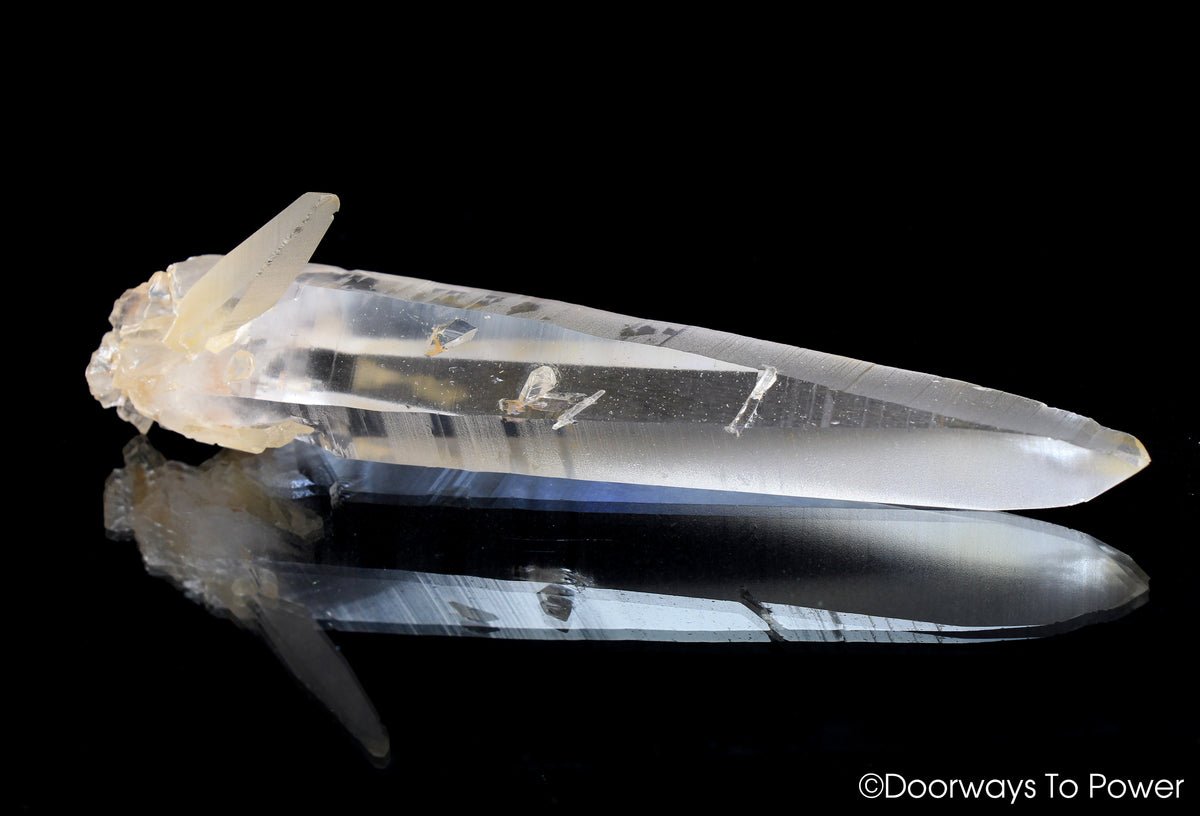 Lemurian Seed Bridge Inner Child Quartz Crystal Laser Wand 'Deep Penetrating Healing Energy'