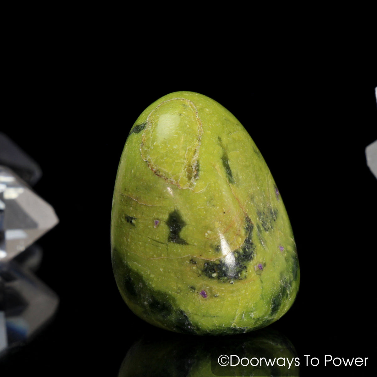 Atlantisite Tumbled & Polished Stone (Serpentine & Stichtite)