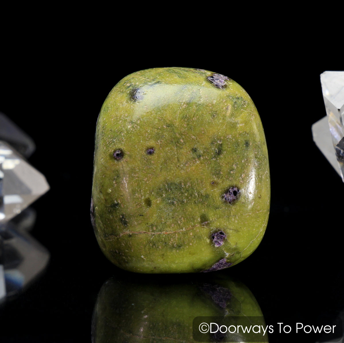 Atlantisite Tumbled & Polished Stone (Serpentine & Stichtite)