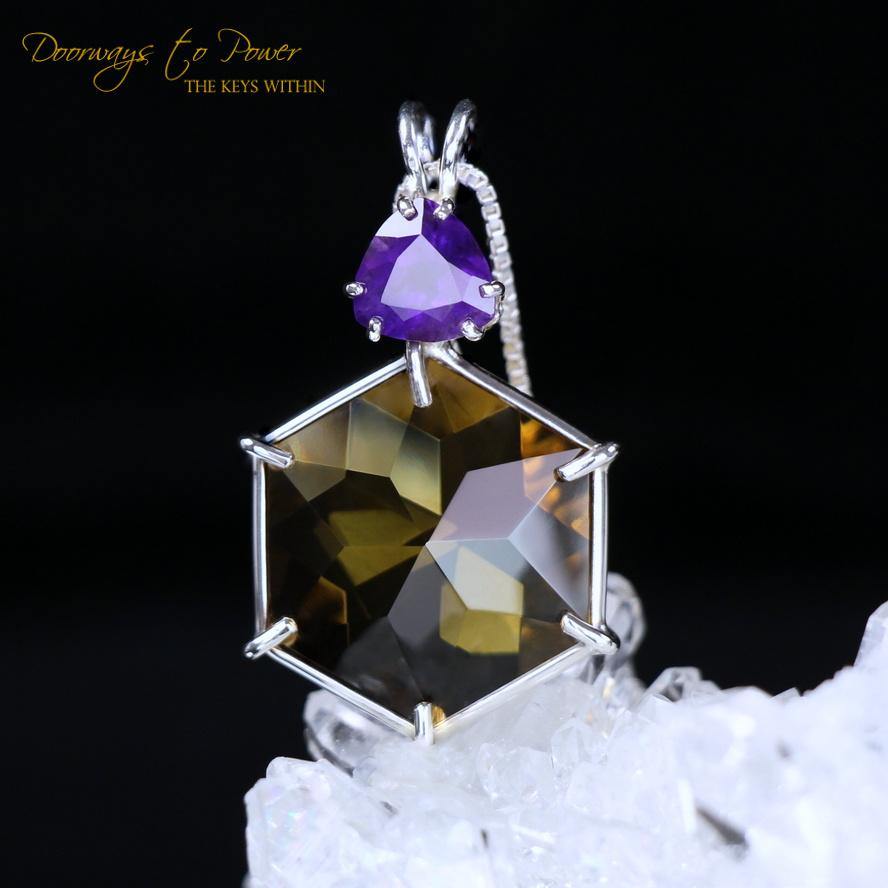 Citrine Flower of Life Pendant