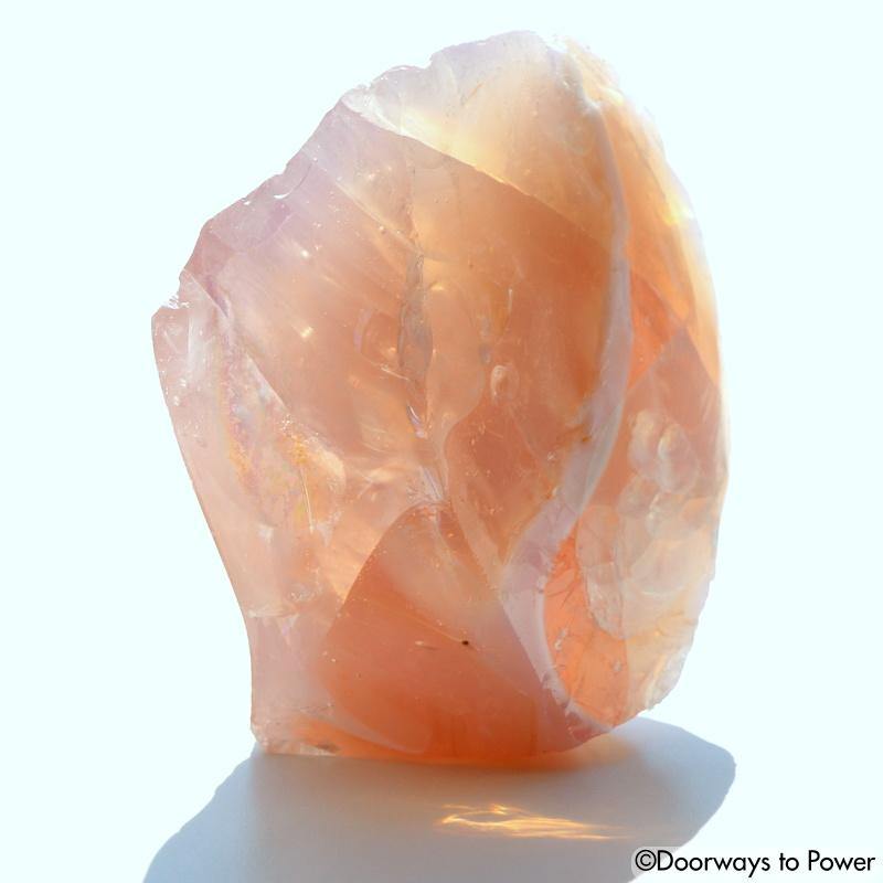 XL HGW Pink Lady Nellie Andara Crystal 'Heart of God Within'