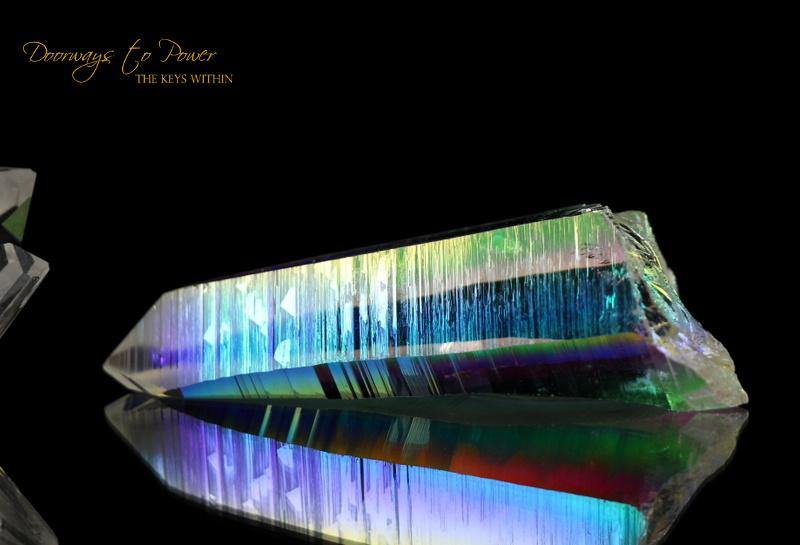 Angel Aura Lemurian Quartz Sunken Record Keeper Crystal