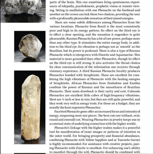 Russian Phenacite Crystal & Synergy 12 Stone w/ Rainbows