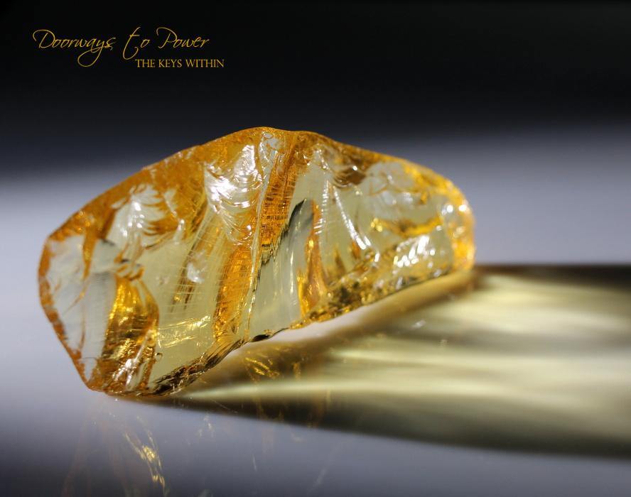 Lemurian Amber Andara Crystal