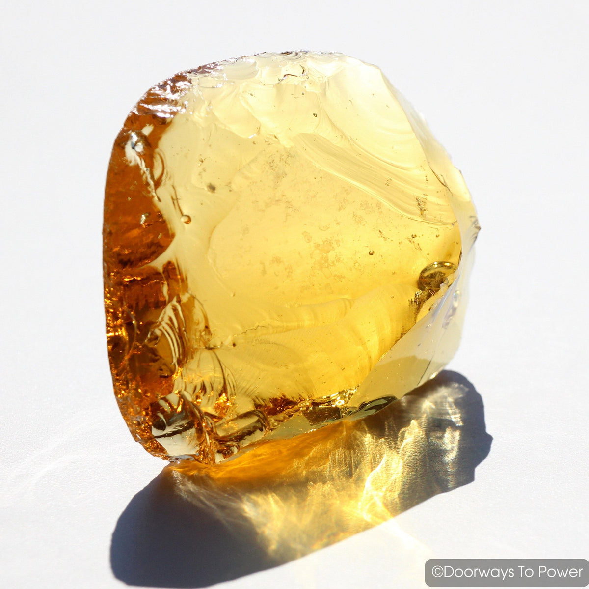 Lemurian Amber Monatomic Andara Crystal