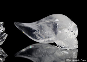 Girasol Quartz Traveler Crystal Skull 'Back to Source'