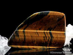 Tigers Eye "Voyager' Meditation Crystal "Discernment and Balance"