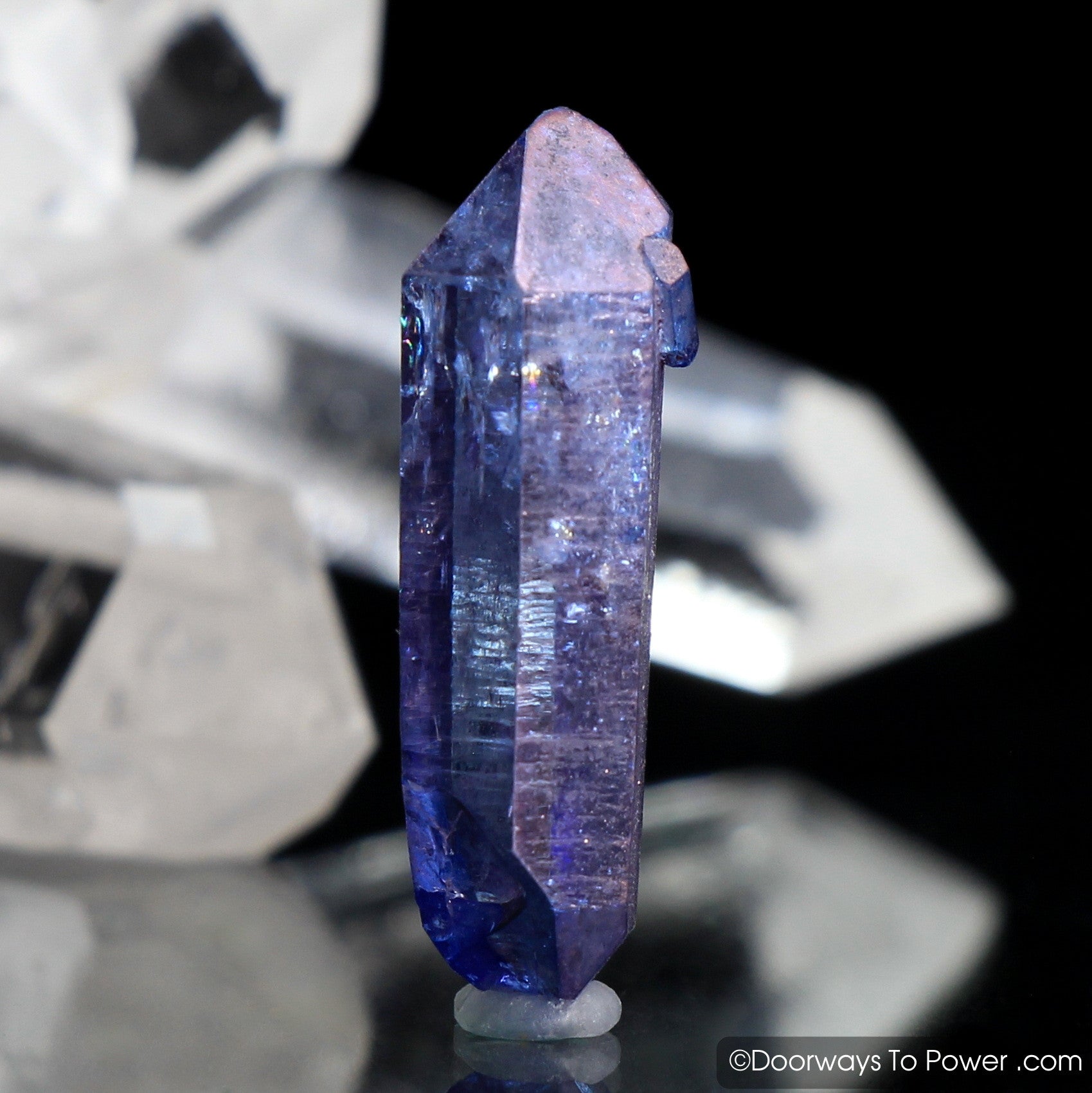 Tanzine Aura Himalayan Quartz Crystal w/ Channeling & Manifest Spirit