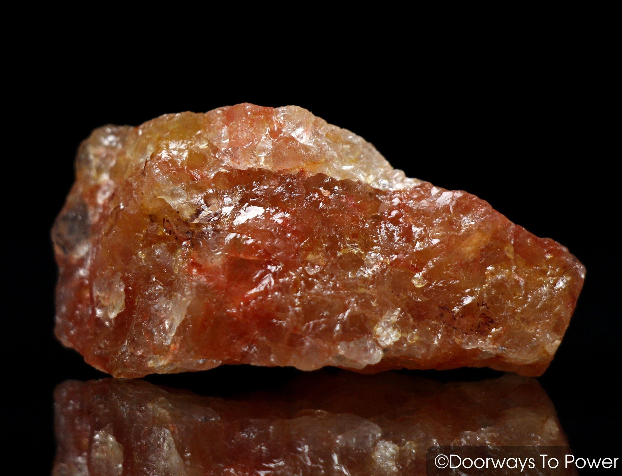 Himalaya Red Gold Azeztulite Crystal "Abundance Stone'