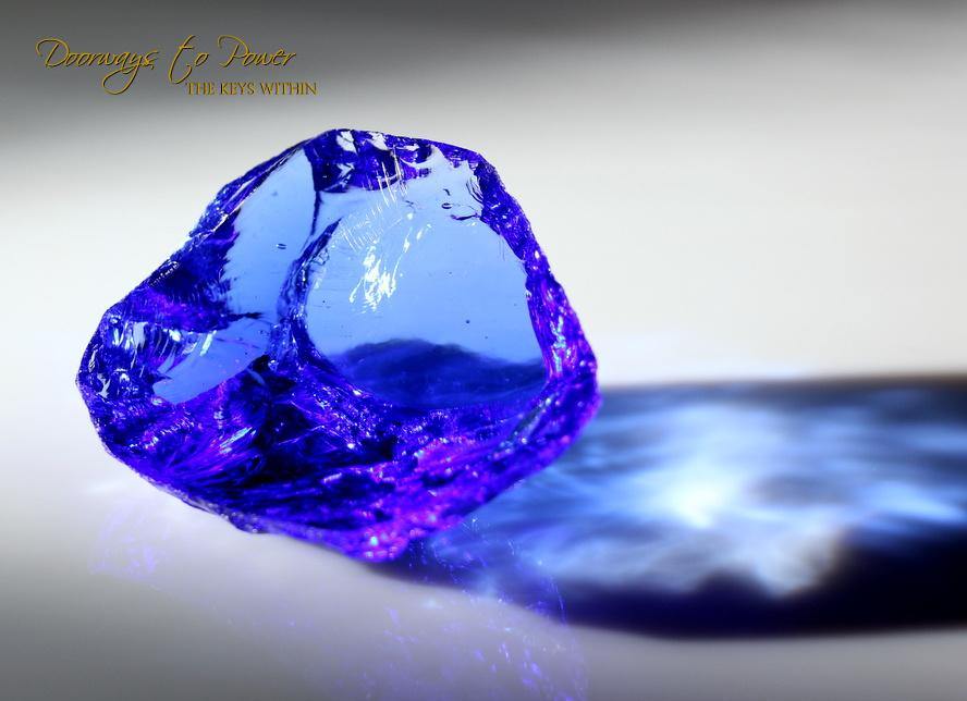 Majestic Elestial Starlight Sapphire Andara Crystal \ OverSoul \ Sixth Density Light