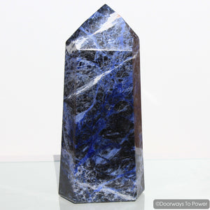 John of God Crystal Sodalite Temple Heart Dow Master Crystal 18 lbs (Rare)