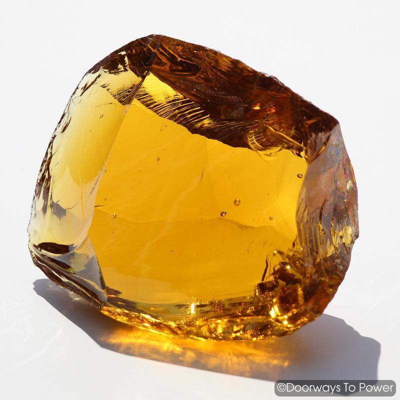 Lemurian Etherium Gold Monatomic Andara Crystal 'Light Energy'