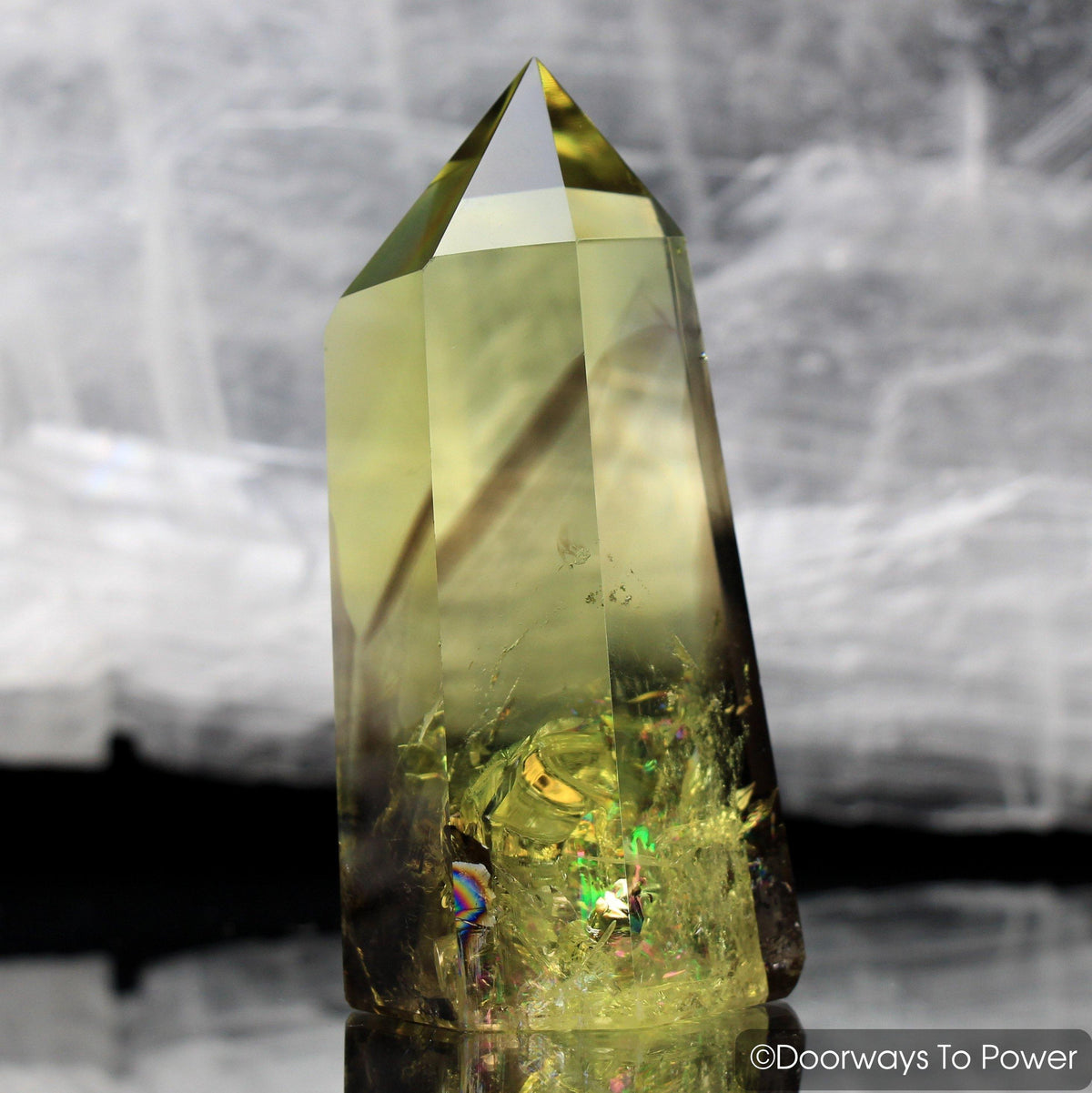 John of God Crystal Citrine & Smoky Phantom Quartz