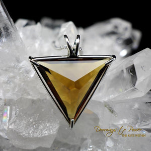 Citrine Angelic Star Crystal Pendant 'Abundance'