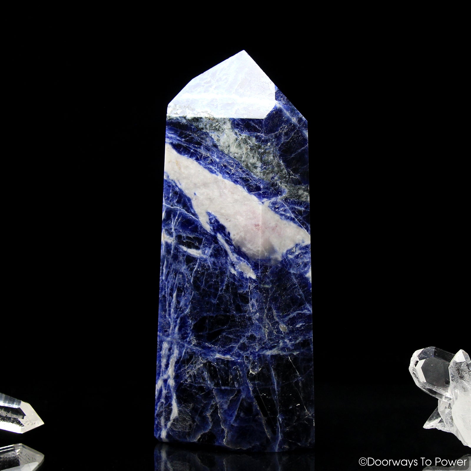 John of God Crystal Sodalite Temple Heart Dow (Rare)