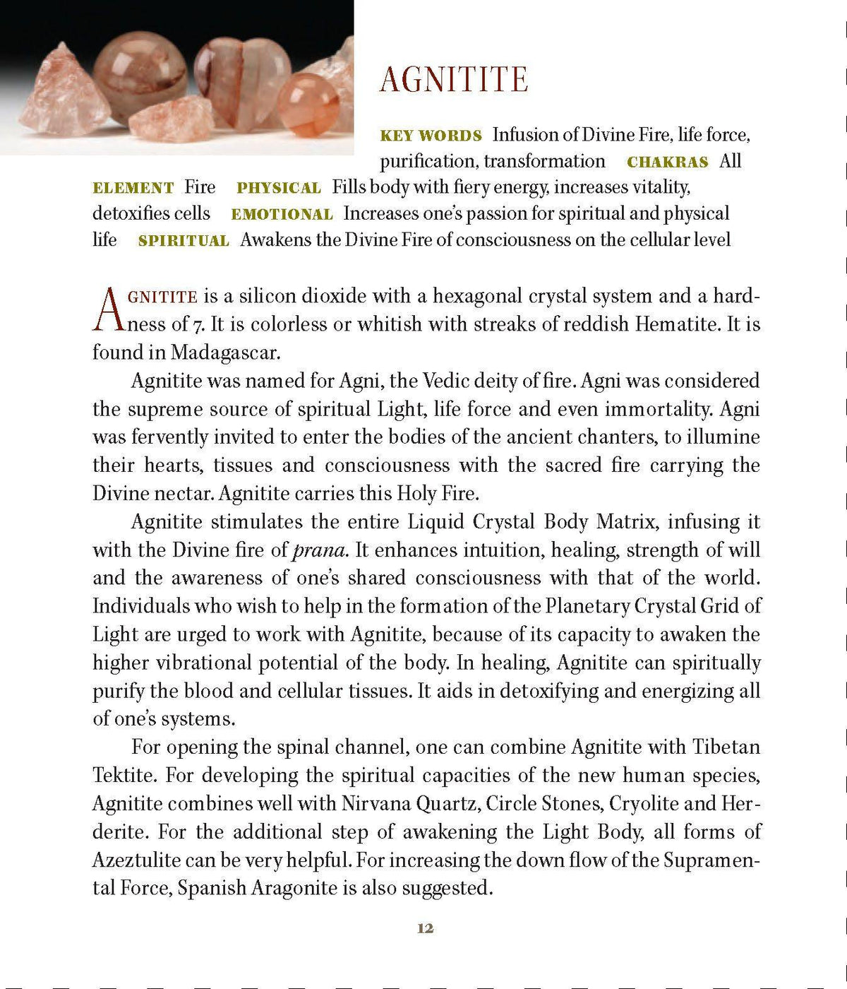 Agnitite Metaphysical Properties