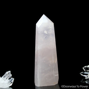 John of God Crystal Rose Quartz Casa Crystal Healing Tower 