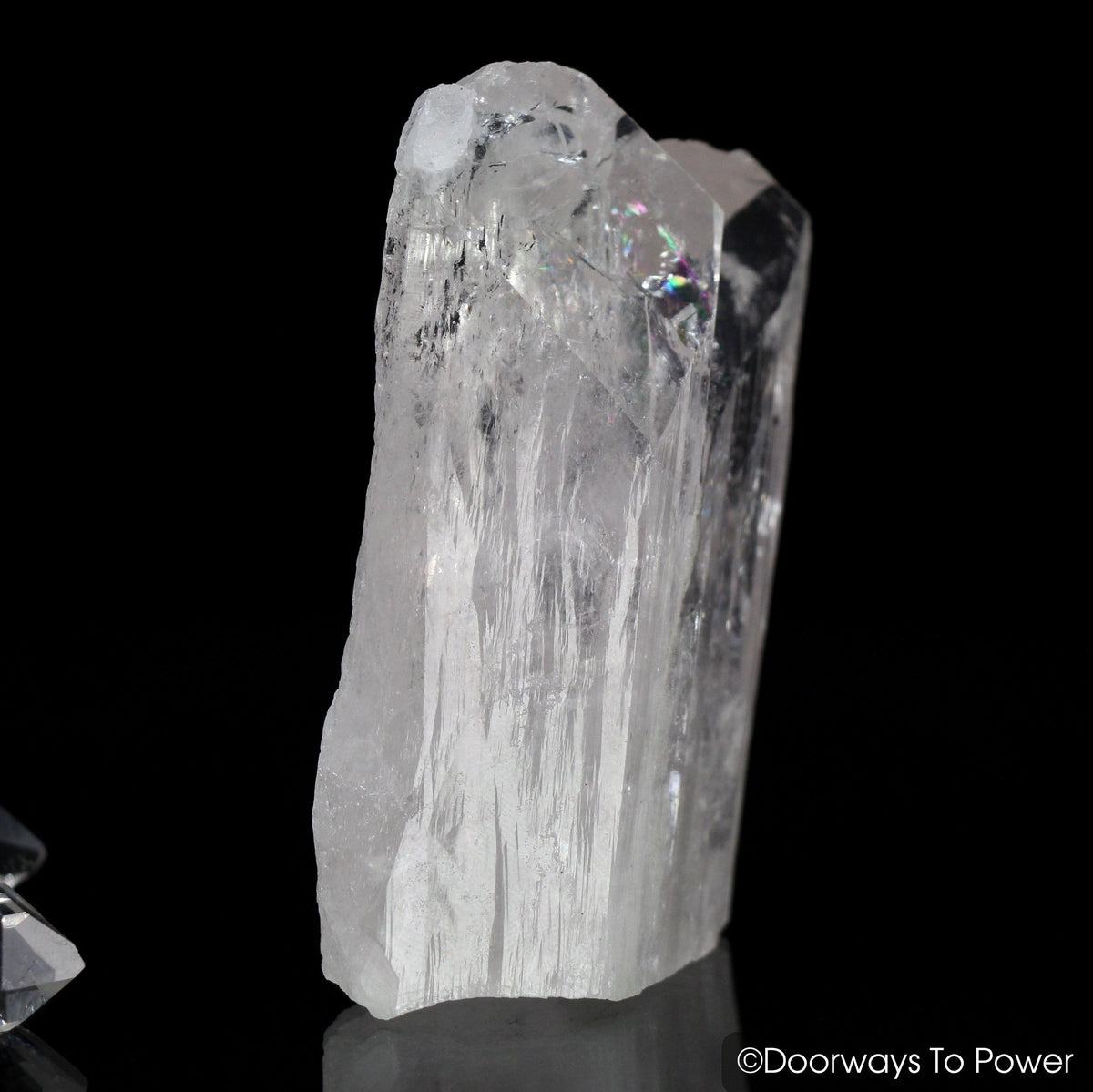 Danburite Twin Soul Quartz Crystal w/ Rainbows 'BELOVED'