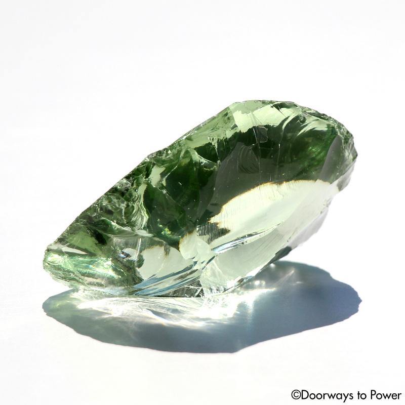 Terra Olive Earth Shaman Andara Crystal 'One Who Sees in the Dark'