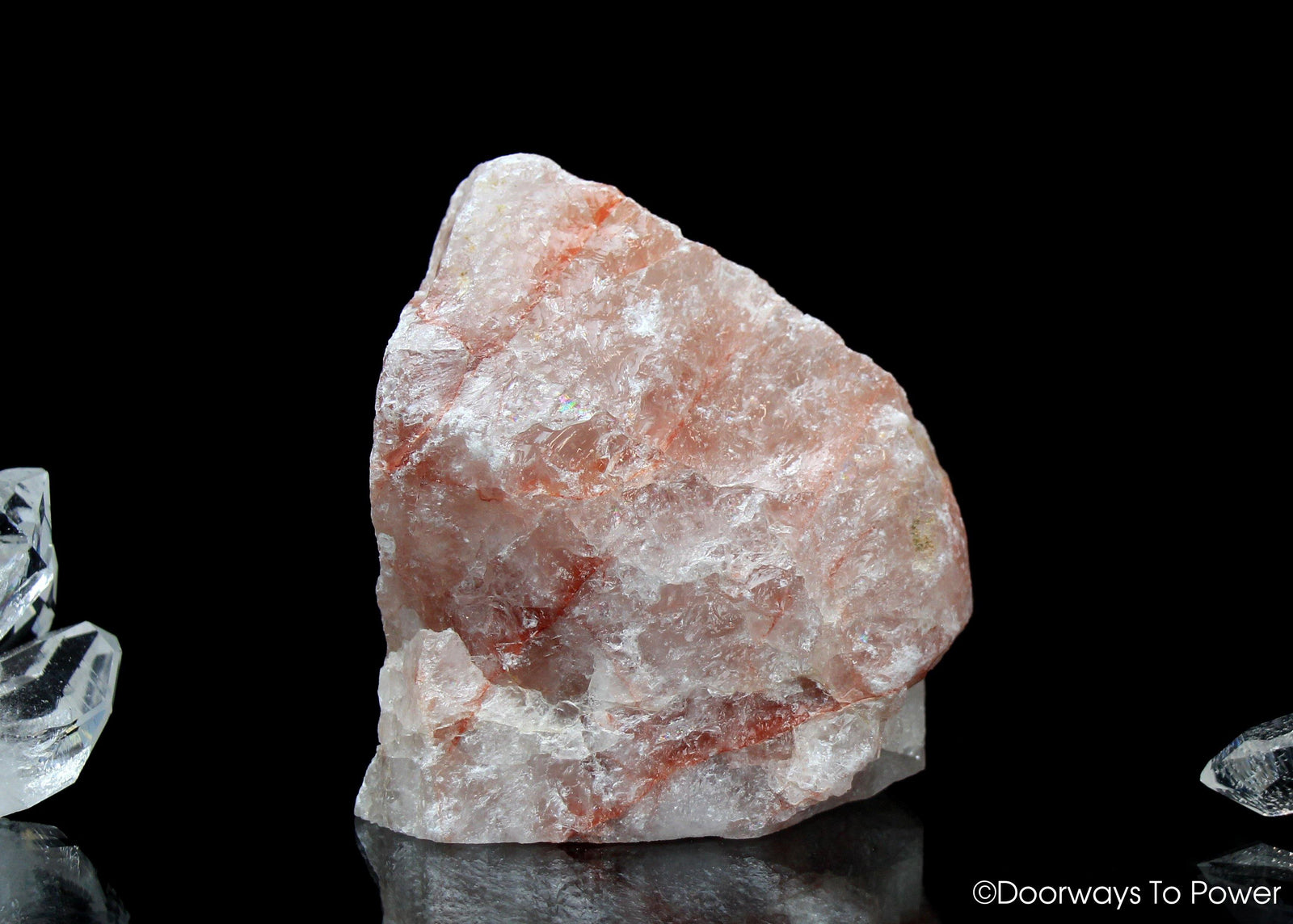 Pink Fire Azeztulite Crystal Altar Stone