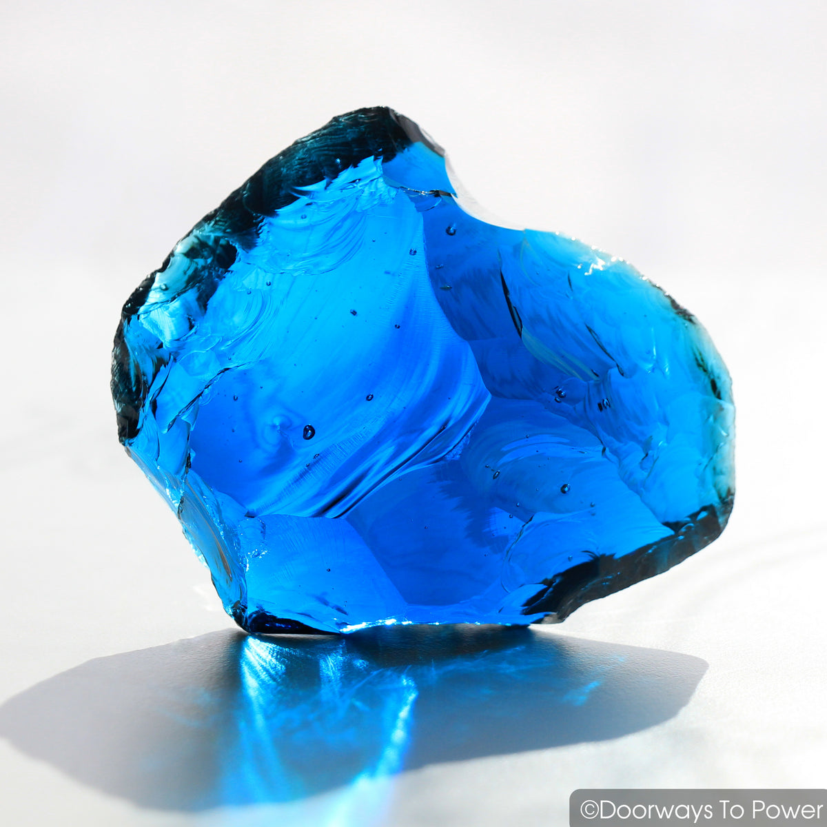 Electric Blue Atlantean Monatomic Andara Crystal