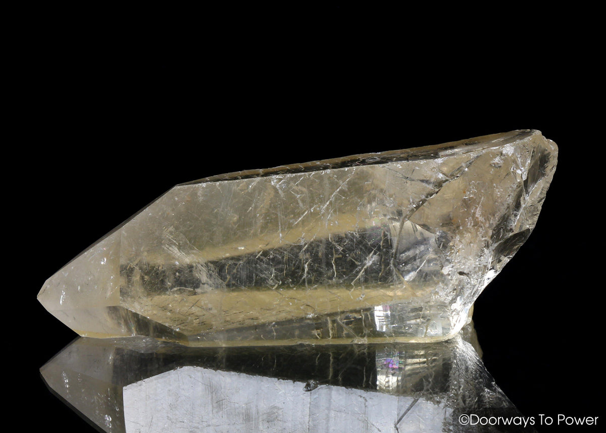 Golden Healer Lemurian Seed Quartz Starbrary Isis Crystal 'High Alchemy'