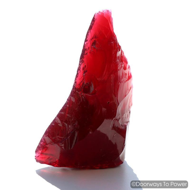 Raspberry Forte Veritas Monatomic Andara Crystal 'WISDOM' Rare