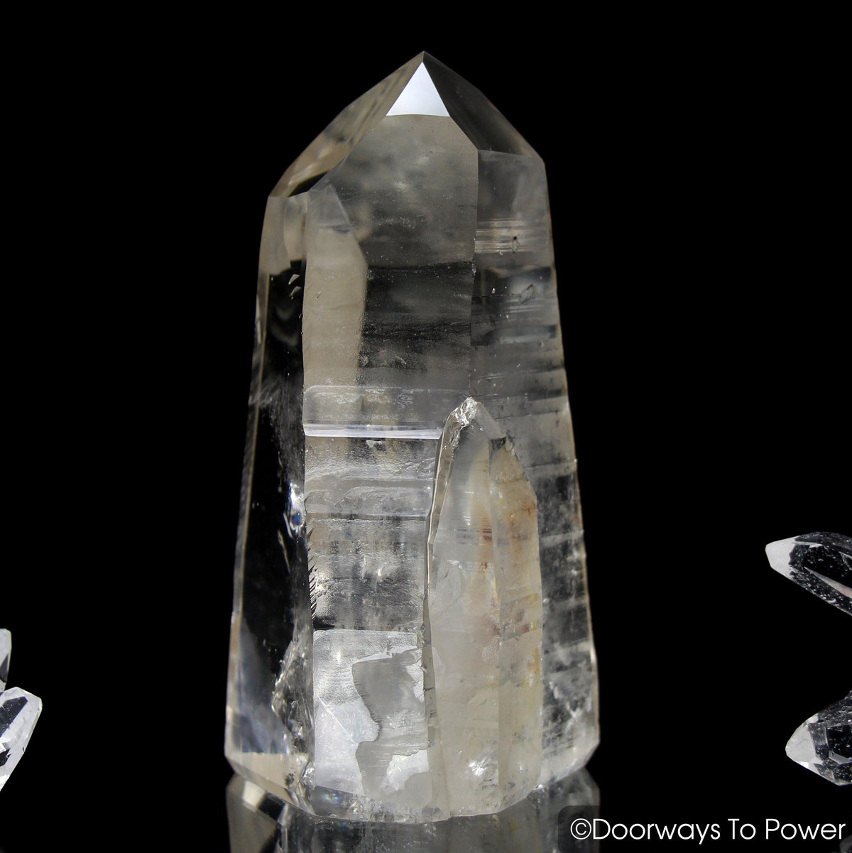 Golden Lemurian Star Seed Quartz Record Keeper Grounding Crystal