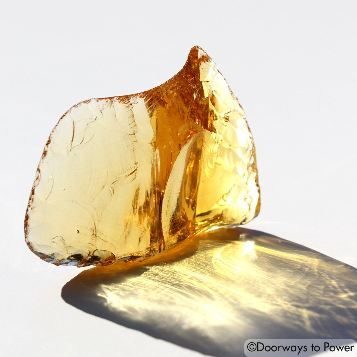 Lemurian Amber Andara Crystal 'Light Transmuted into Life'