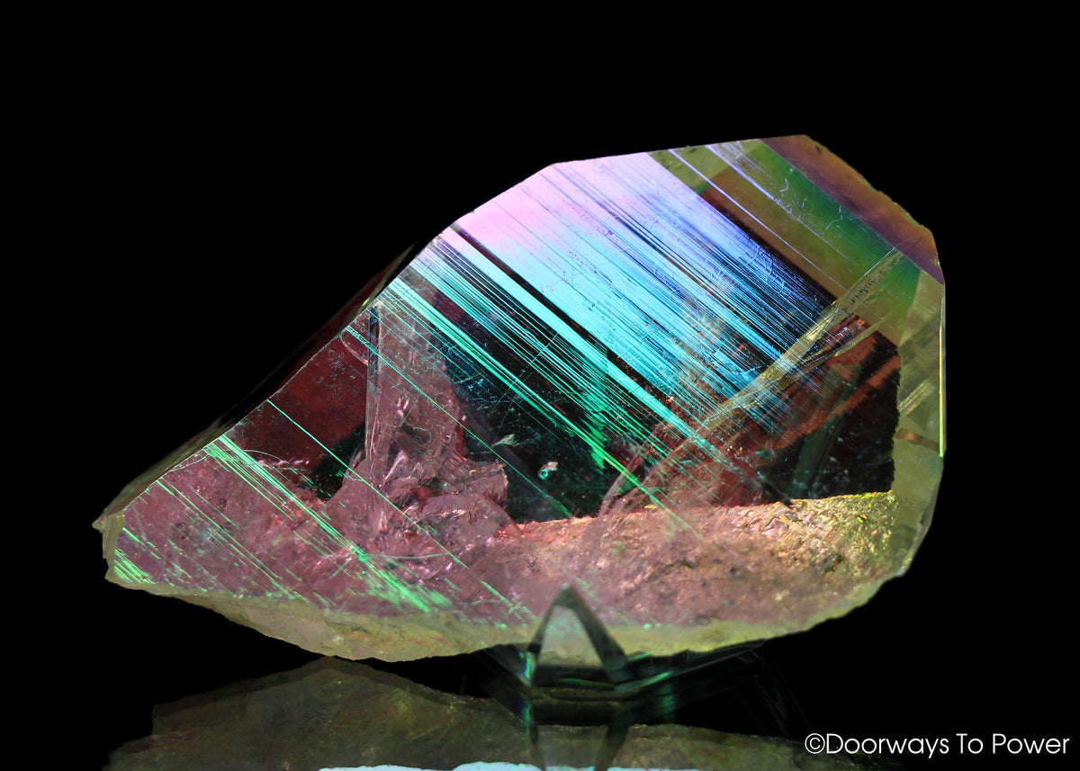 Angel Aura Lemurian Seed Quartz Crystal Record Keeper