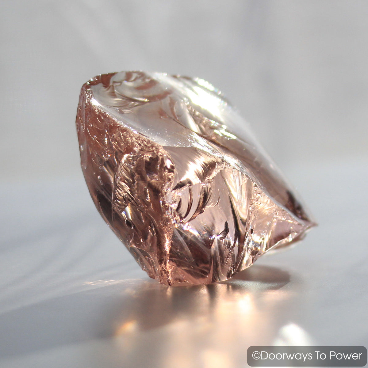 HGW Pink Lady Nellie Monatomic Andara Crystal ' Cosmic Heart'