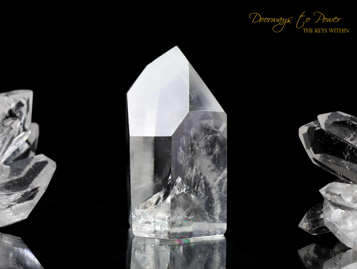 Lemurian Light White Phantom Quartz Shaman Dow Crystal 'RE BIRTH"