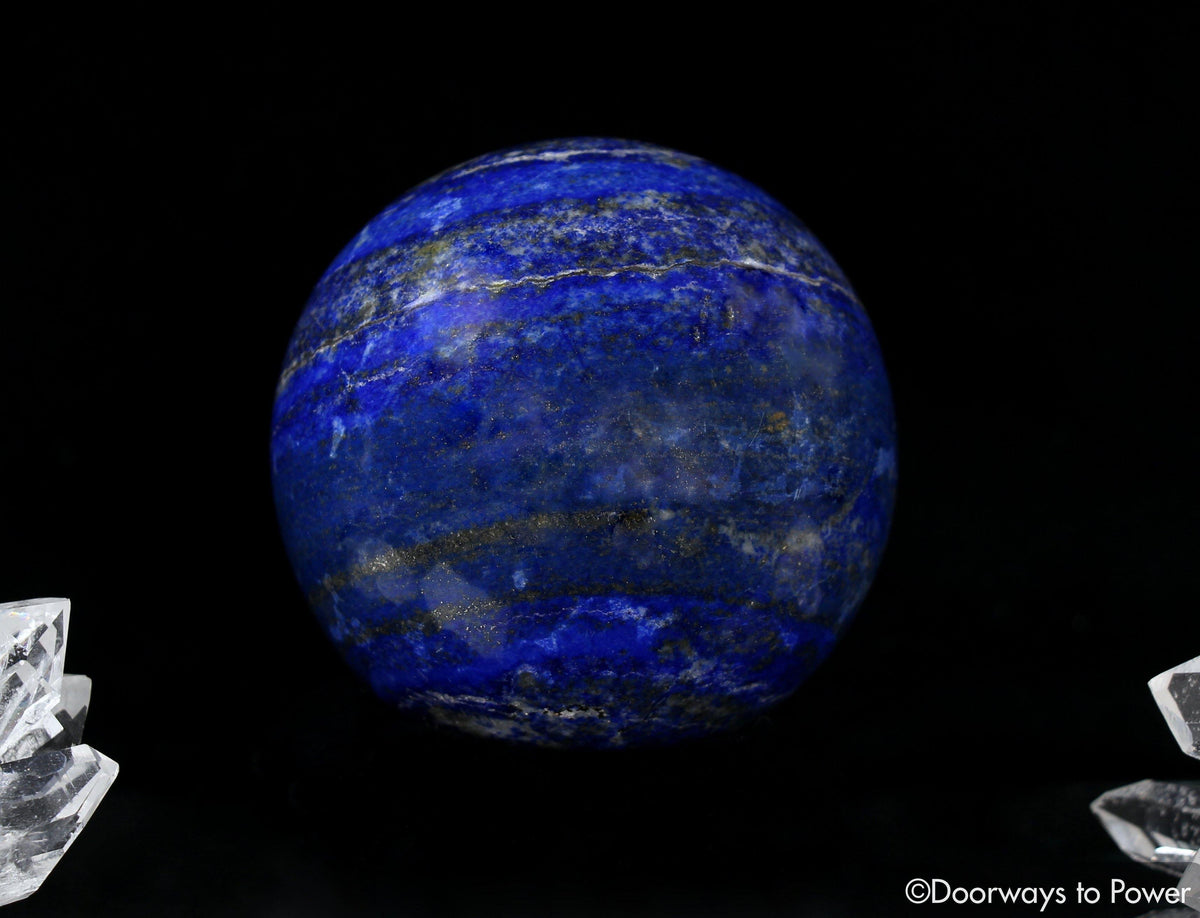 Lapis Lazuli Golden Pyrite Crystal Sphere