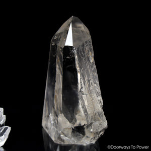 Lemurian Quartz Crystal 'Light Language Royalty' 9D Energy Gateway