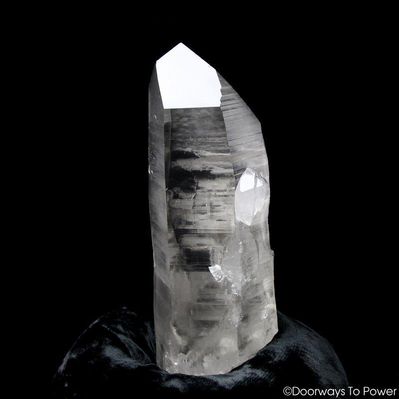 Black Lemurian Seed Phantom Quartz Record Keeper Crystal 