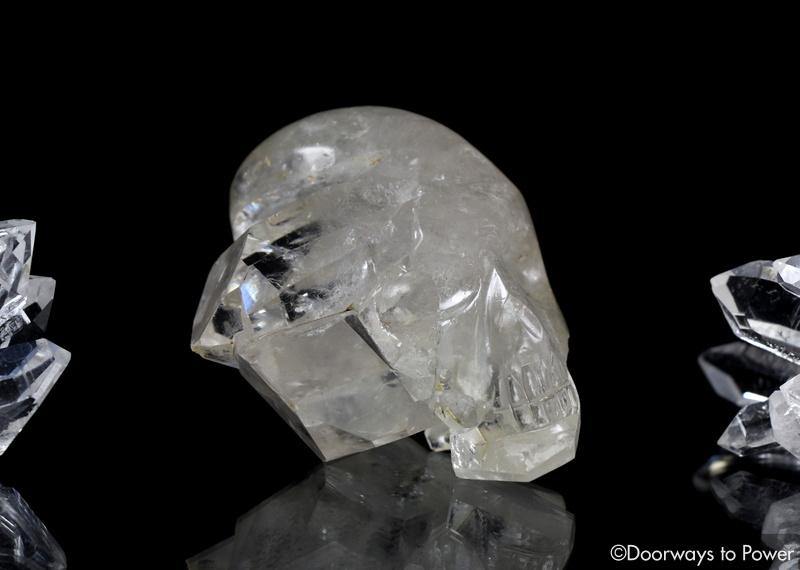 Double Terminated Twin Quartz Crystal Skull by Leandro