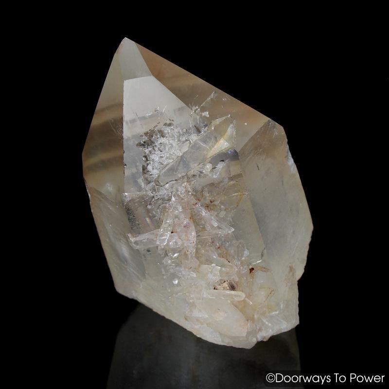 Golden Pink Lemurian Manifestation Quartz Pleiadian Starbrary Crystal 'Sacred 9'