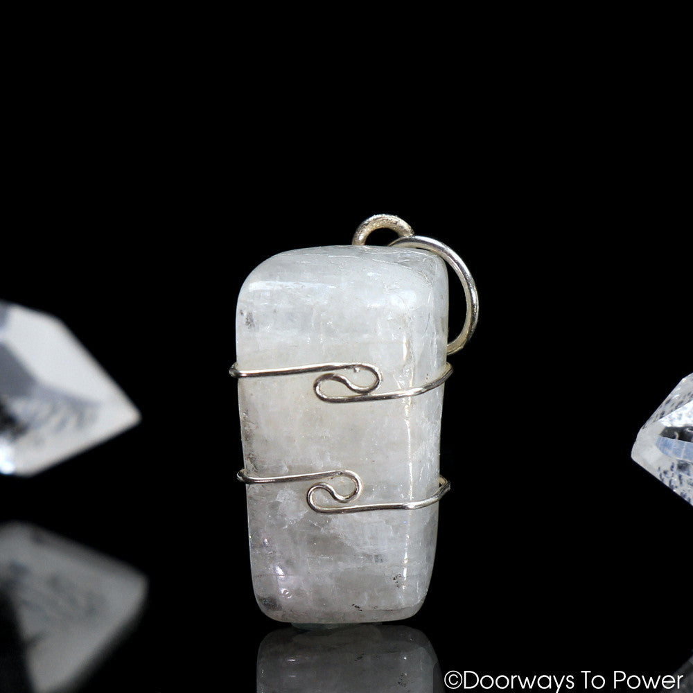 Natrolite Crystal Pendant - Synergy 12 & Ascension 7 Stone