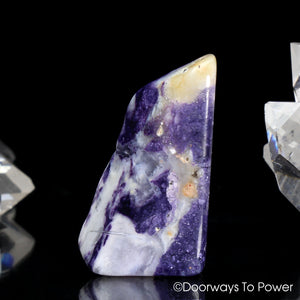 Violet Flame Opal Crystal Polished & Tumbled Stone