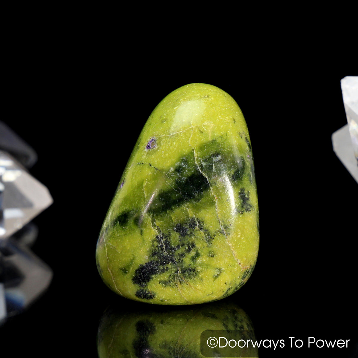 Atlantisite Tumbled & Polished Stone (Serpentine & Stichtite)