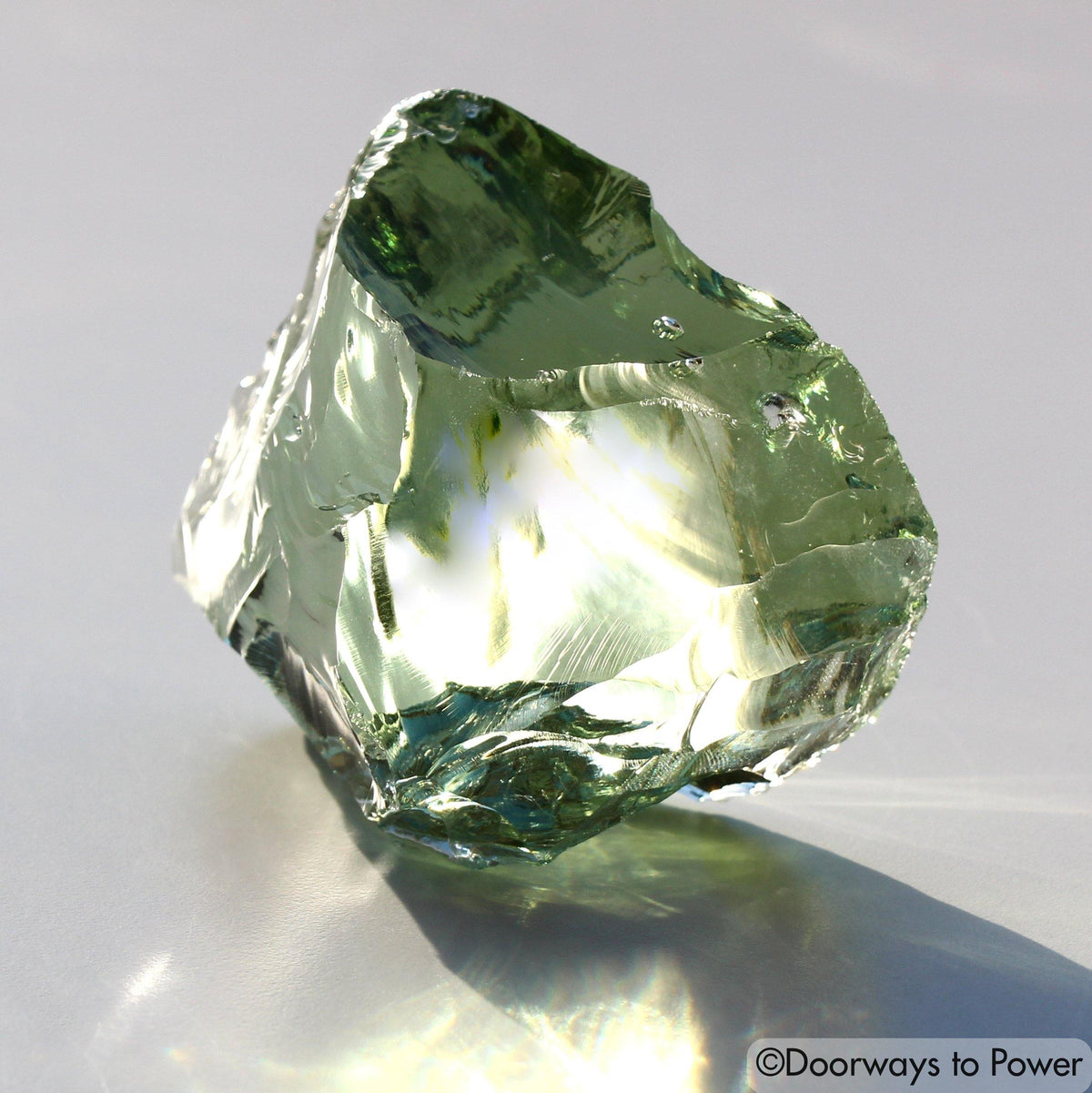 Terra Olive Earth Shaman Andara Crystal 'One Who Sees in the Dark'